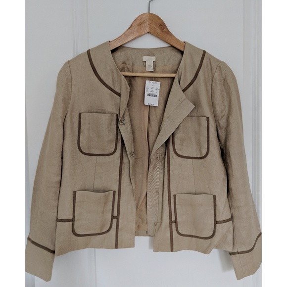 J. Crew Jackets & Blazers - NWT J-Crew Linen Jacket